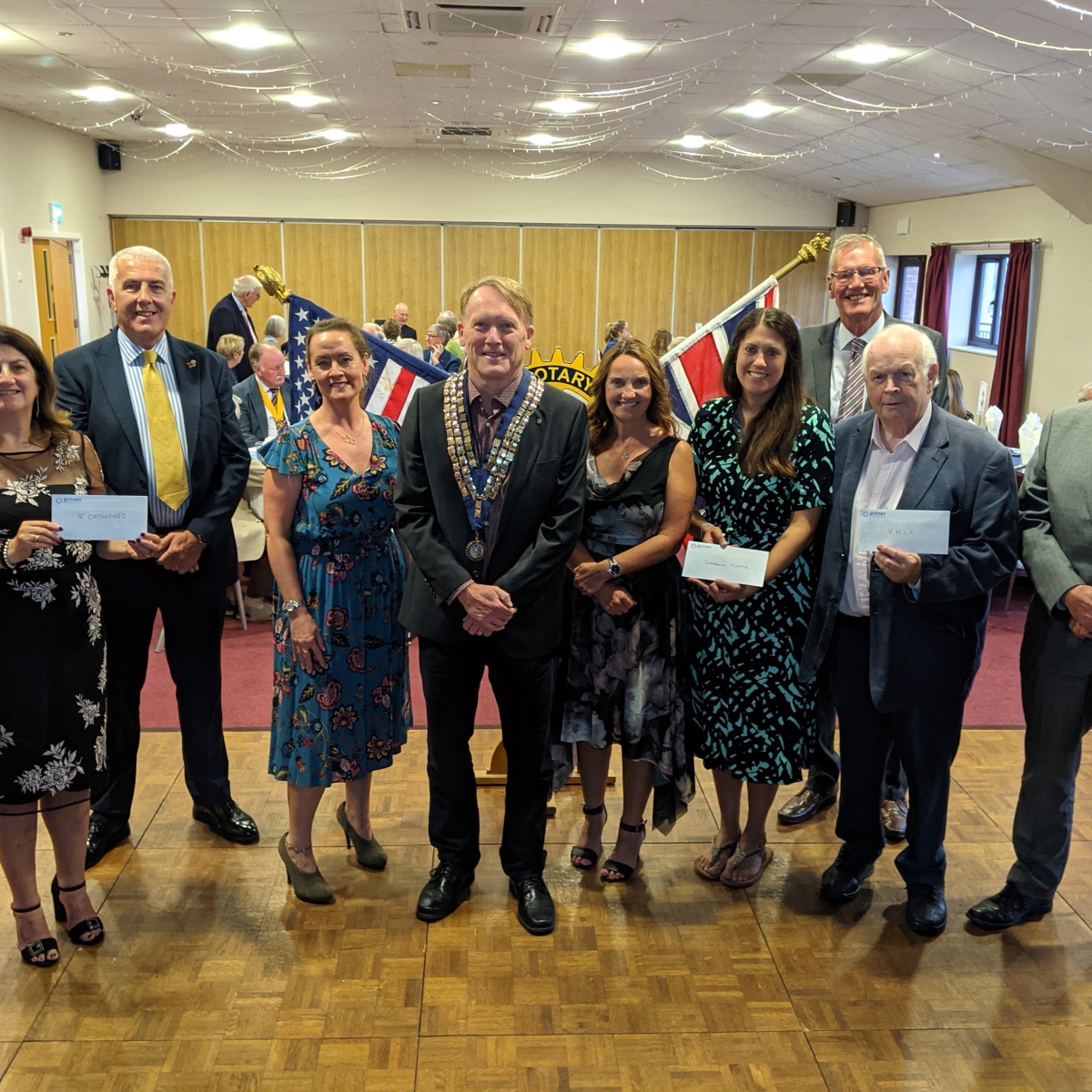 Scarborough’s Rotary Groups present £25,000 to three local charities