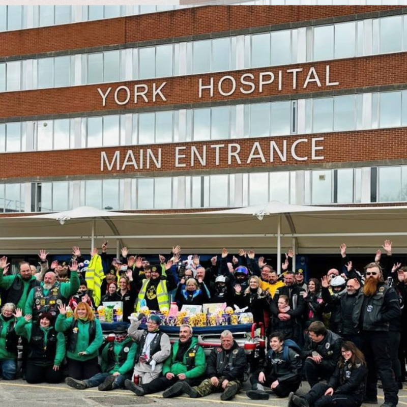 Bikers take to the road to help raise vital funds for children at York Hospital