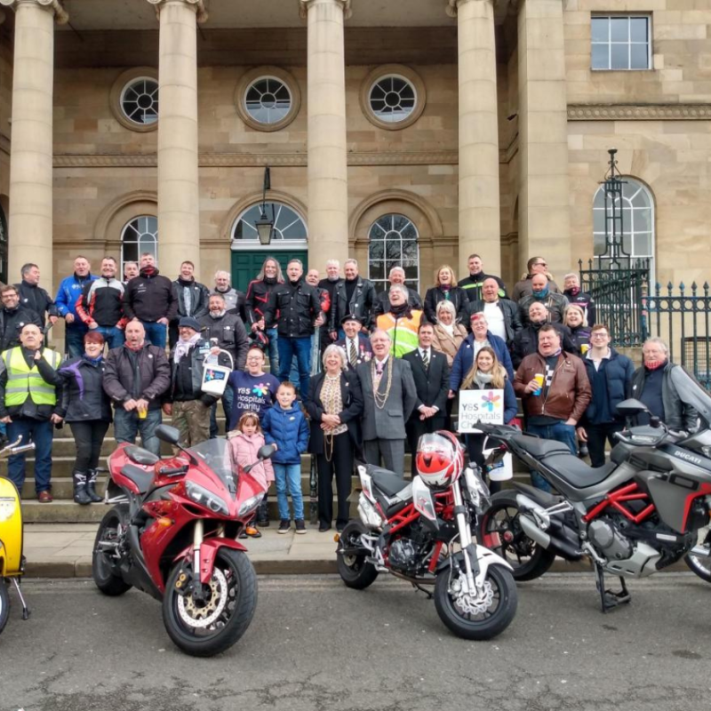 Mods and Rockers descend on Eye of York for York & Scarborough Hospitals Charity bike ride