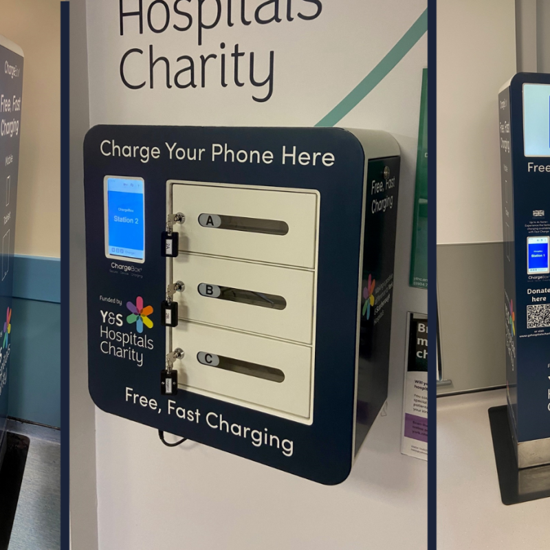 Free mobile charging comes to York and Scarborough Hospitals